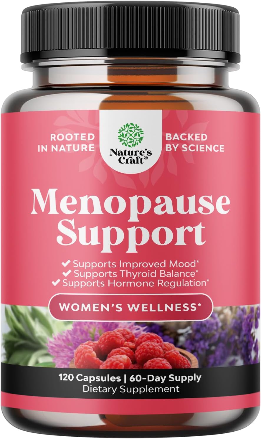 Suplemento completo para la menopausia herbaria para mujeres