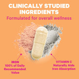 Suplemento Pink Stork Hierro con bisglicinato y vitamina C