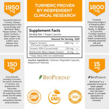 Suplementos Alimenticios de Cúrcuma Curcumina