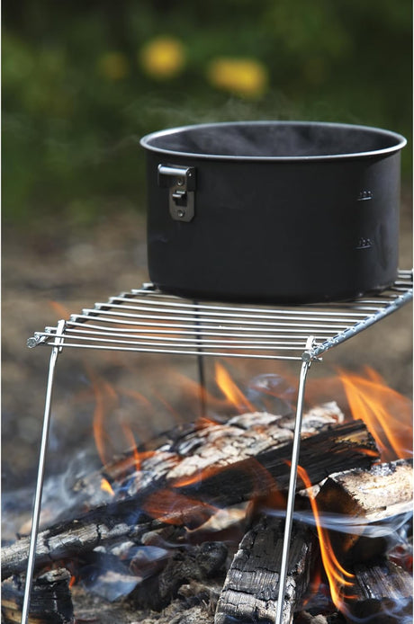 Parrilla de mochila, 12 1/2" x 6 1/2", modelo portátil
