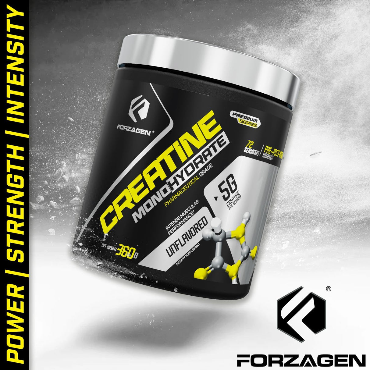 Forzagen Creatina Monohidratada Micronizada 72 Servings