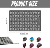 Moldes de Silicona para Caramelos Halloween, 70 Cavidades, 1 PCS