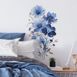 Stickers de Pared Flores Sacinora, Vinilo Removible para Habitaciones