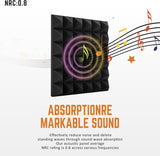 Paneles Acústicos 6 Pzas, Alta Densidad, 2x12x12 Wedge