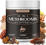 Café Instantáneo de Setas 10 en 1, Energía y Enfoque, 180g