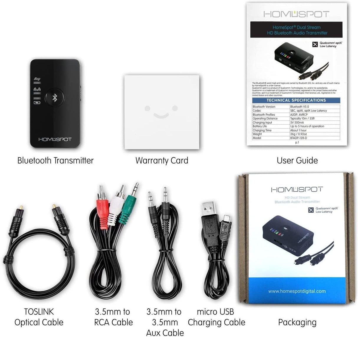 Adaptador de transmisor Bluetooth