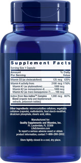 Vitaminas D y K con yodo marino, 90 cápsulas Life Extension