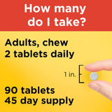 Suplemento Vitamina C masticable 1000mg apoyo antioxidante