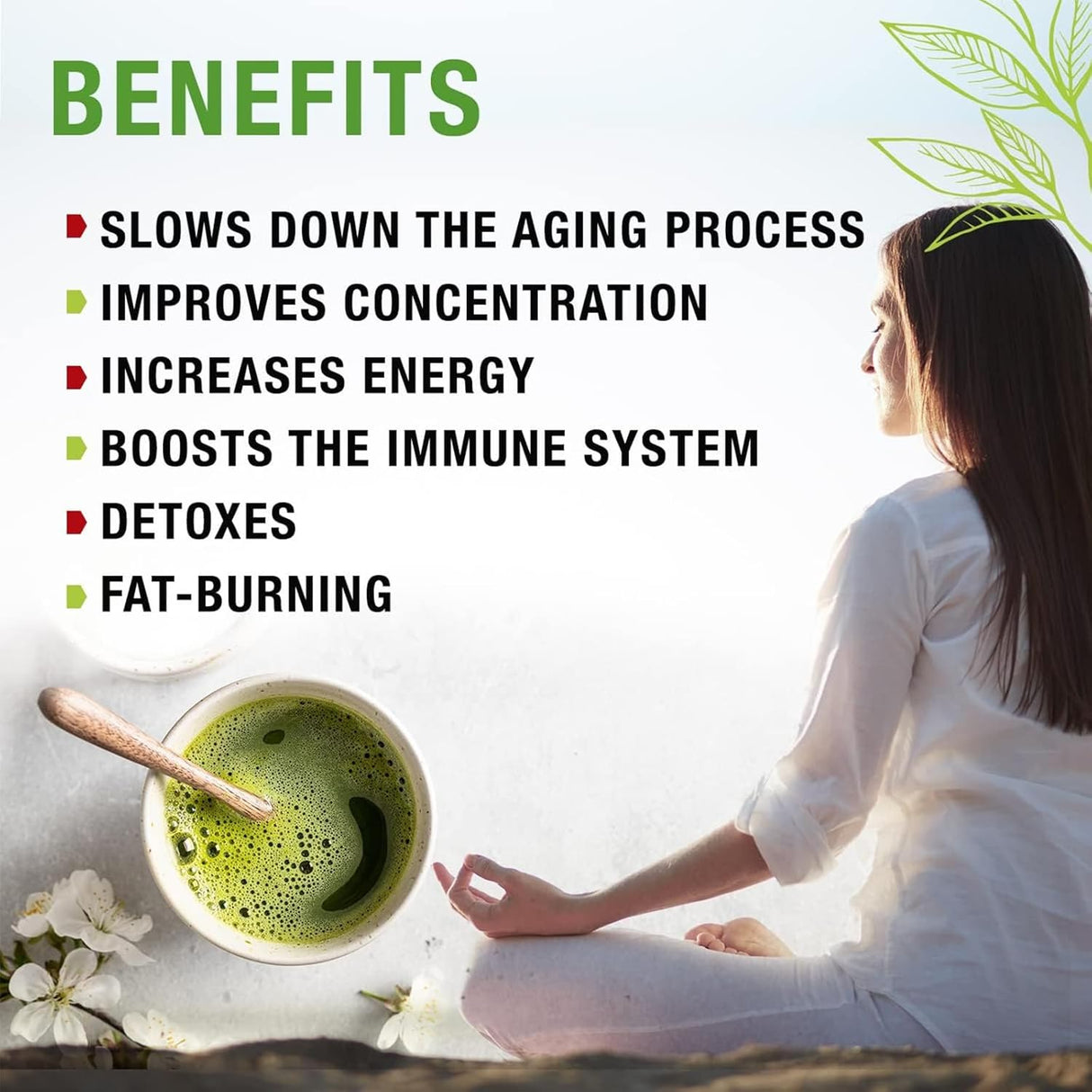 Matcha de Hongos, Ceremonial, 7 Superfoods, 150g, 30 Servings