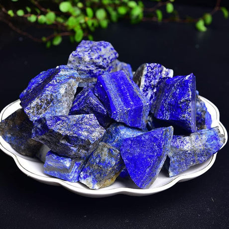 Cristales de Lápiz Lázuli Crudos para Sanación y Decoración