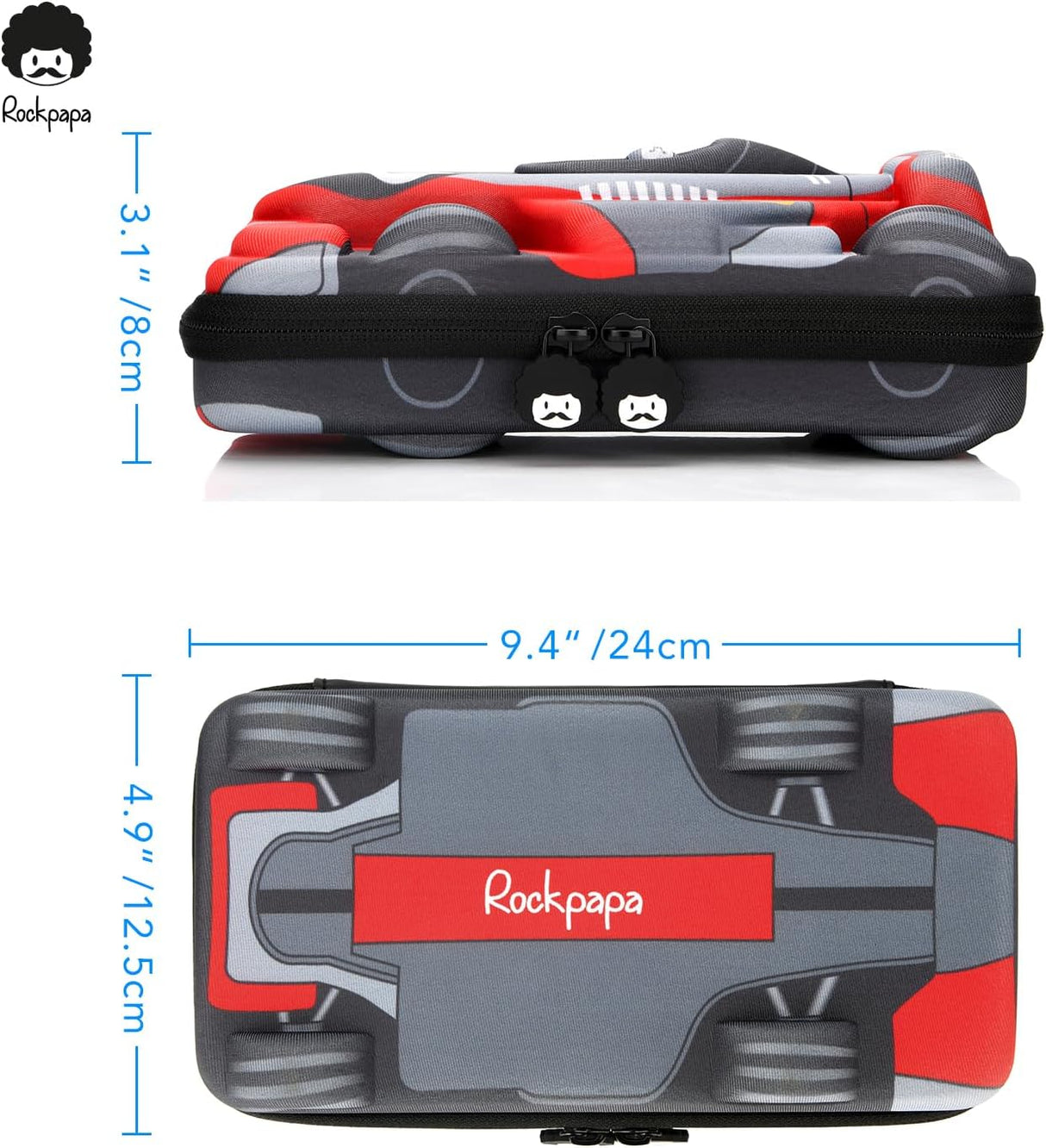 Rockpapa Estuche de Carreras Grande para Lapiceros, Caja de Almacenaje