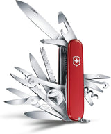 Navaja suiza de bolsillo para multiples usos de color rojo
