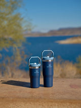 Vaso de Acero Inoxidable con Popote Abatible Stanley IceFlow