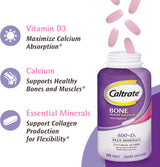 Suplemento de calcio Caltrate 600 + minerales adicionales