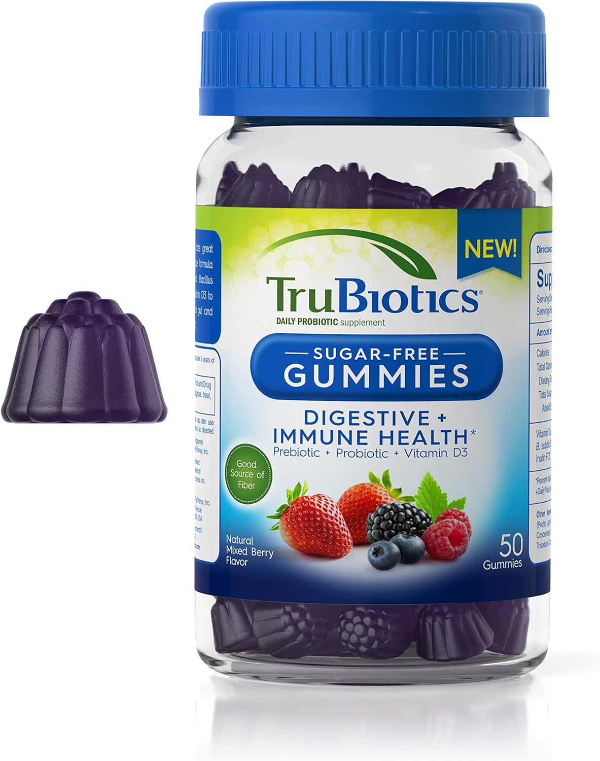 Suplementos con prebióticos y vitamina D3 TruBiotics