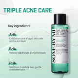 Tónico facial exfoliante suave para piel sensible