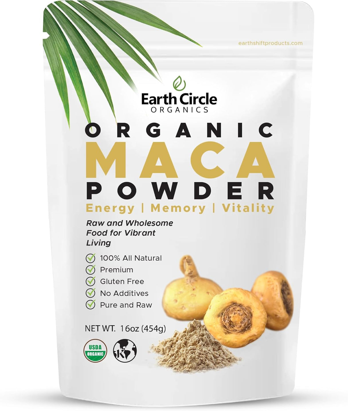 Maca Root Powder Natural Superfood Vegano 1lb