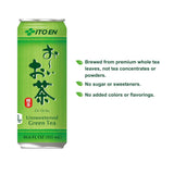 Té verde Ito En Oi Ocha, sin azúcar, 12 x 10.6 oz