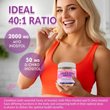 Gomitas inositol sin azúcar – suplemento Hormonal 40:1