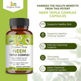 Suplemento Organic Veda  herbales para piel clara 120 unidad