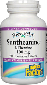 Tabletas masticables de Suntheanine L-Teanina de 100 mg