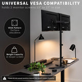 Soporte Doble de Monitor VIVO, Brazo Ajustable, STAND-V012F