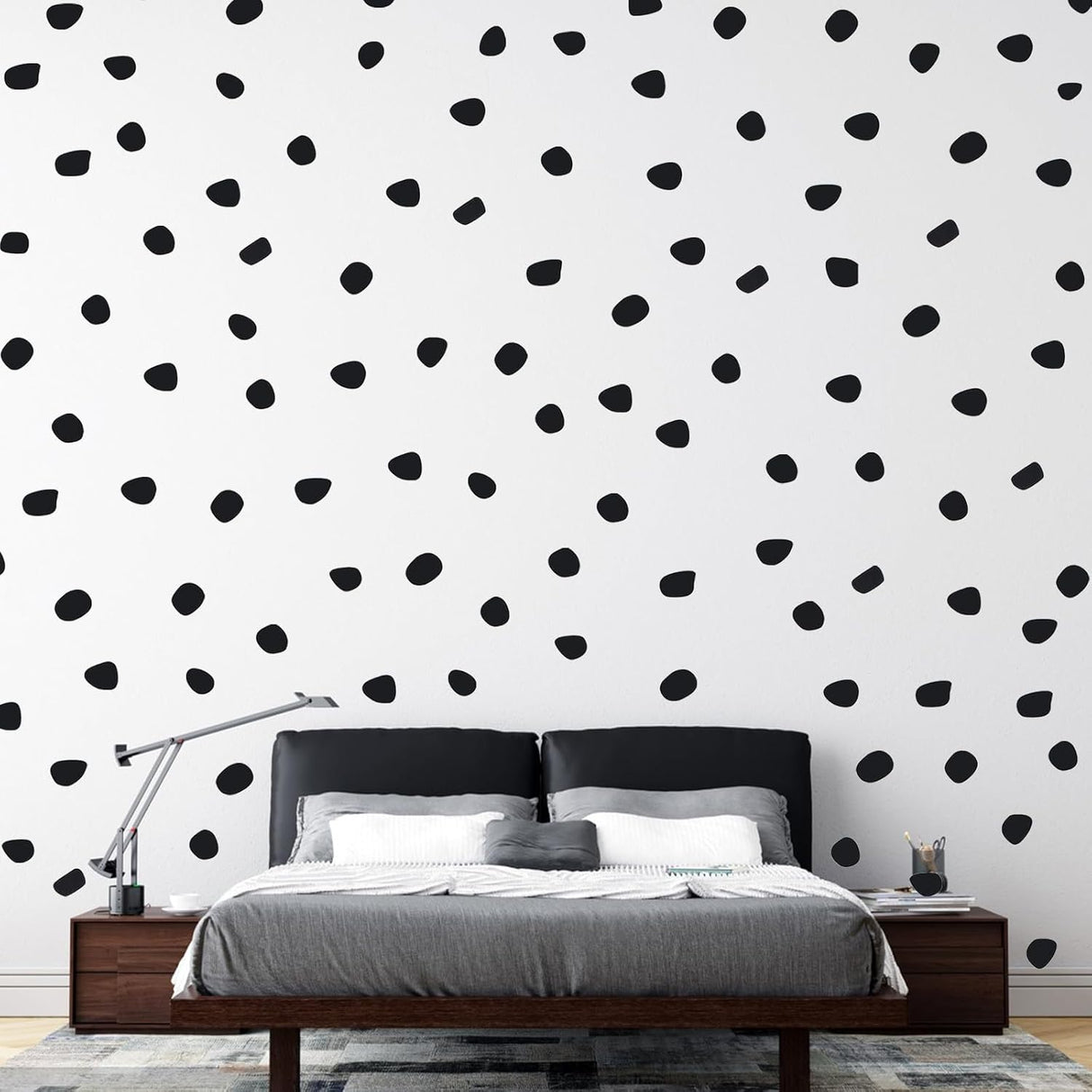 500 Piezas Stickers Puntos Irregulares Decoración Pared