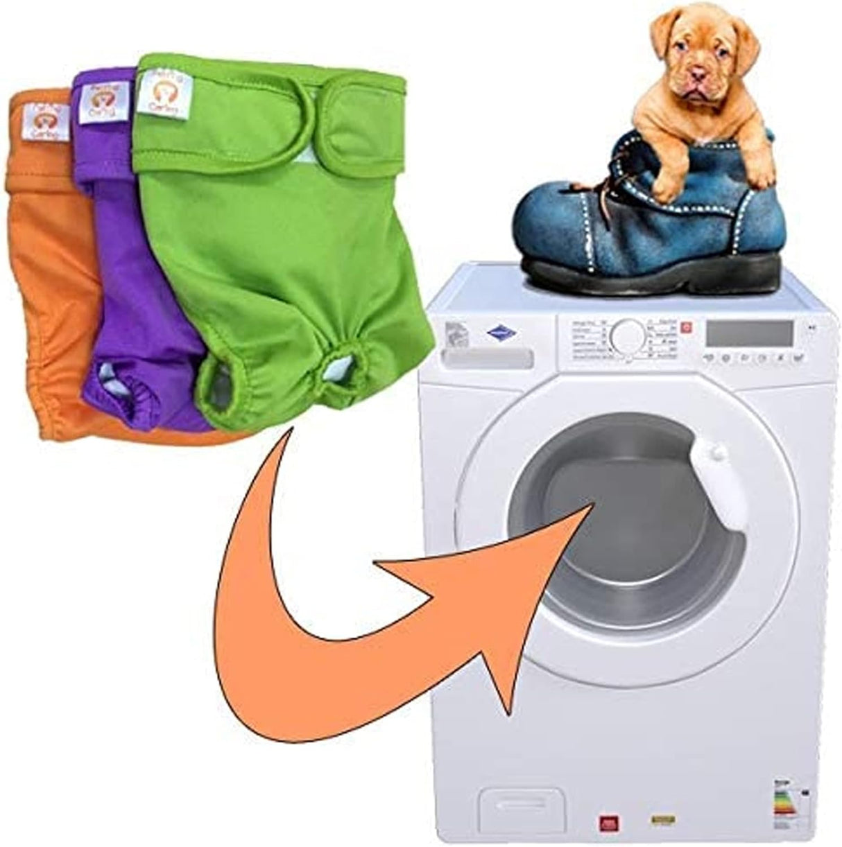 PETTING IS CARING Pañales para perros  (M, nuevo)