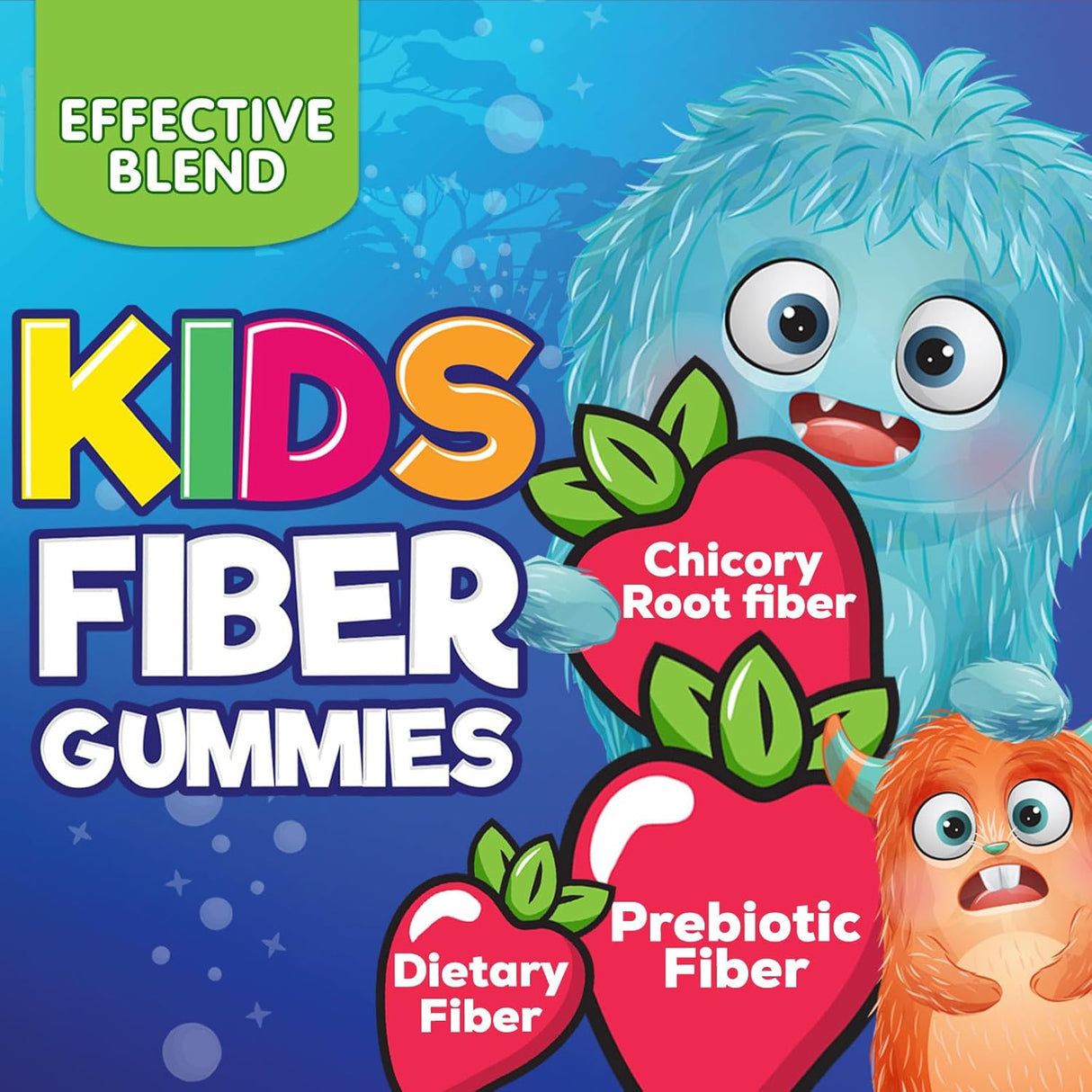 Suplemento de ositos de fibra para niños Nature's Nutrition