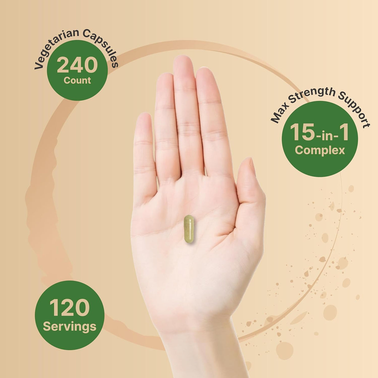 Suplemento Detox y Reparación del Hígado, 240 Cápsulas Veggie