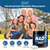 Suplemento NAD+ 1000mg - Nicotinamida Ribosida y Resveratrol