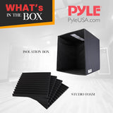 Caja de Aislamiento Acústico Pyle - Espuma para Micrófono