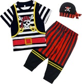 Disfraz Pirata Infantil con Sombrero, Ropa Bucanero, Modelo 2023