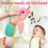 Juguete Musical Dinosaurio LIGHTDESIRE para Bebés, Tactil, 0-12M