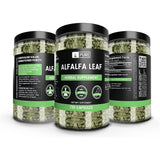 Hoja de alfalfa natural 100% pura sin estearatos ni rellenos