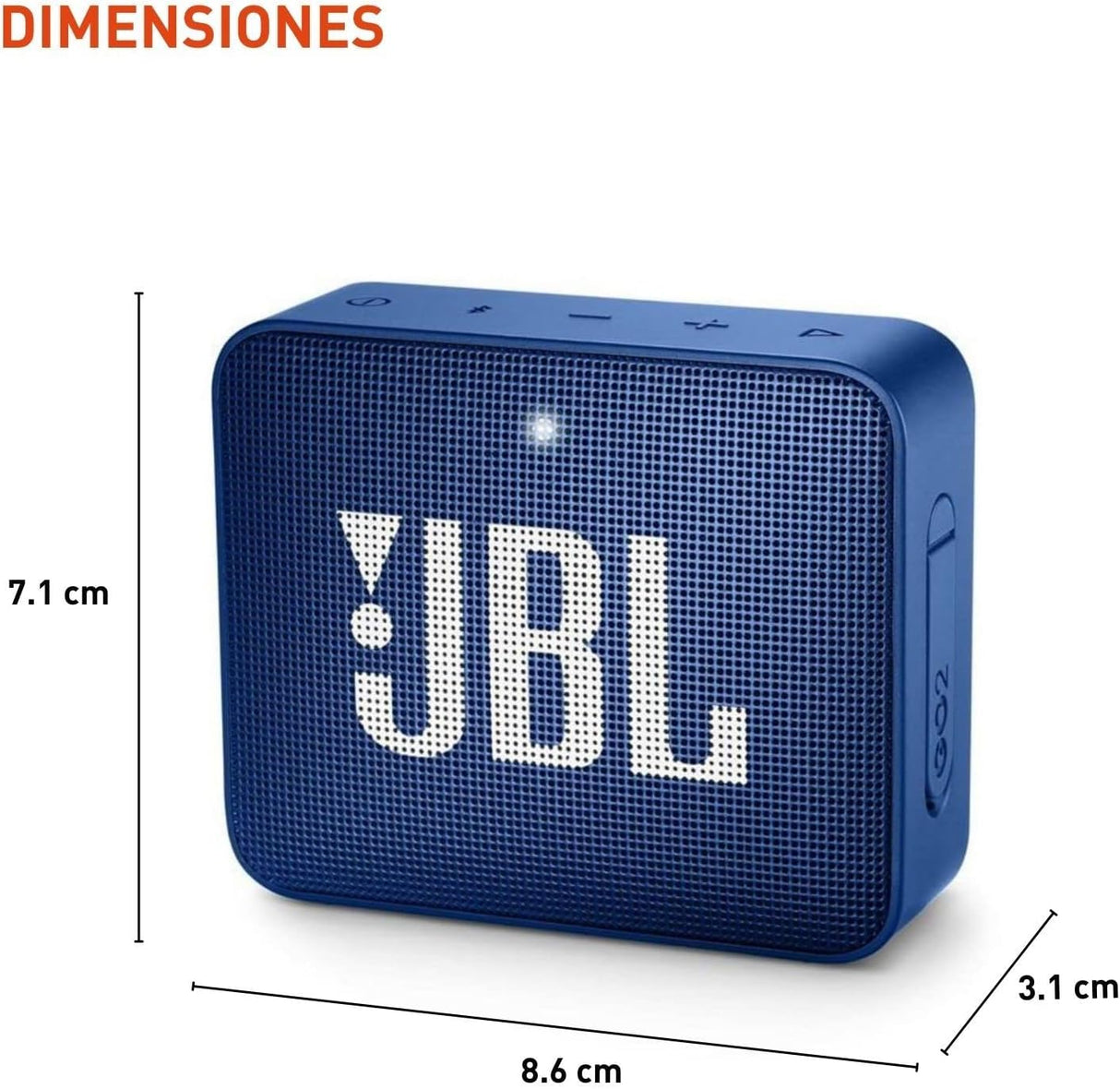 Altavoz Bluetooth Portátil JBL GO2 - Impermeable y Compacto