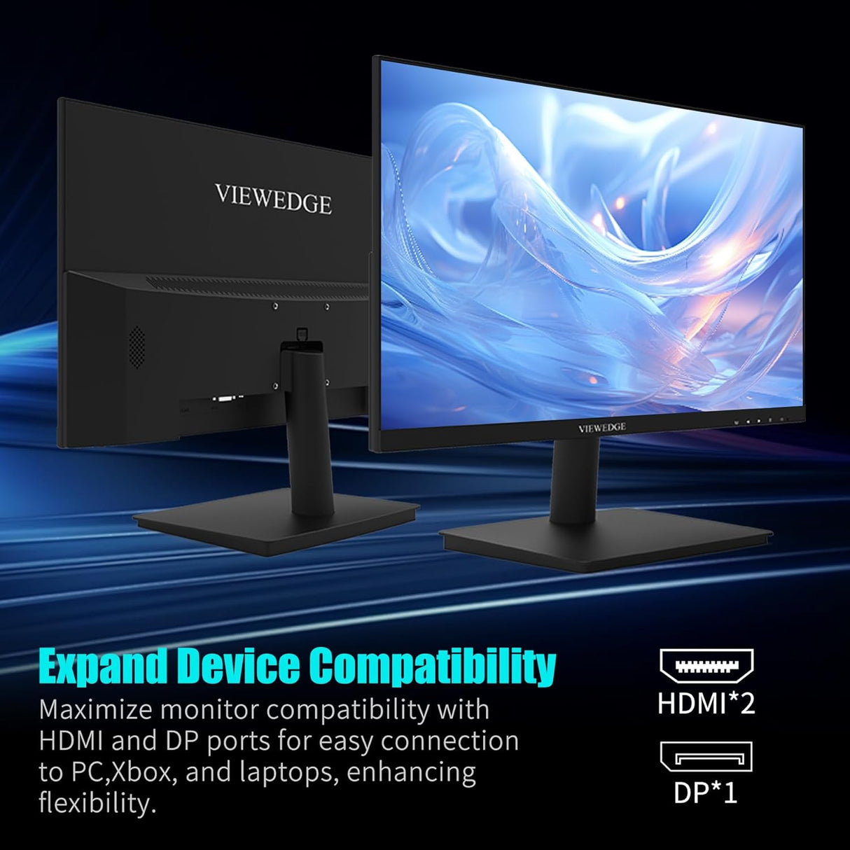 Monitor Gaming 24 - 165Hz, 1ms, FHD, HDR10, Freesync, VESA