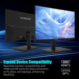 Monitor Gaming 24 - 165Hz, 1ms, FHD, HDR10, Freesync, VESA