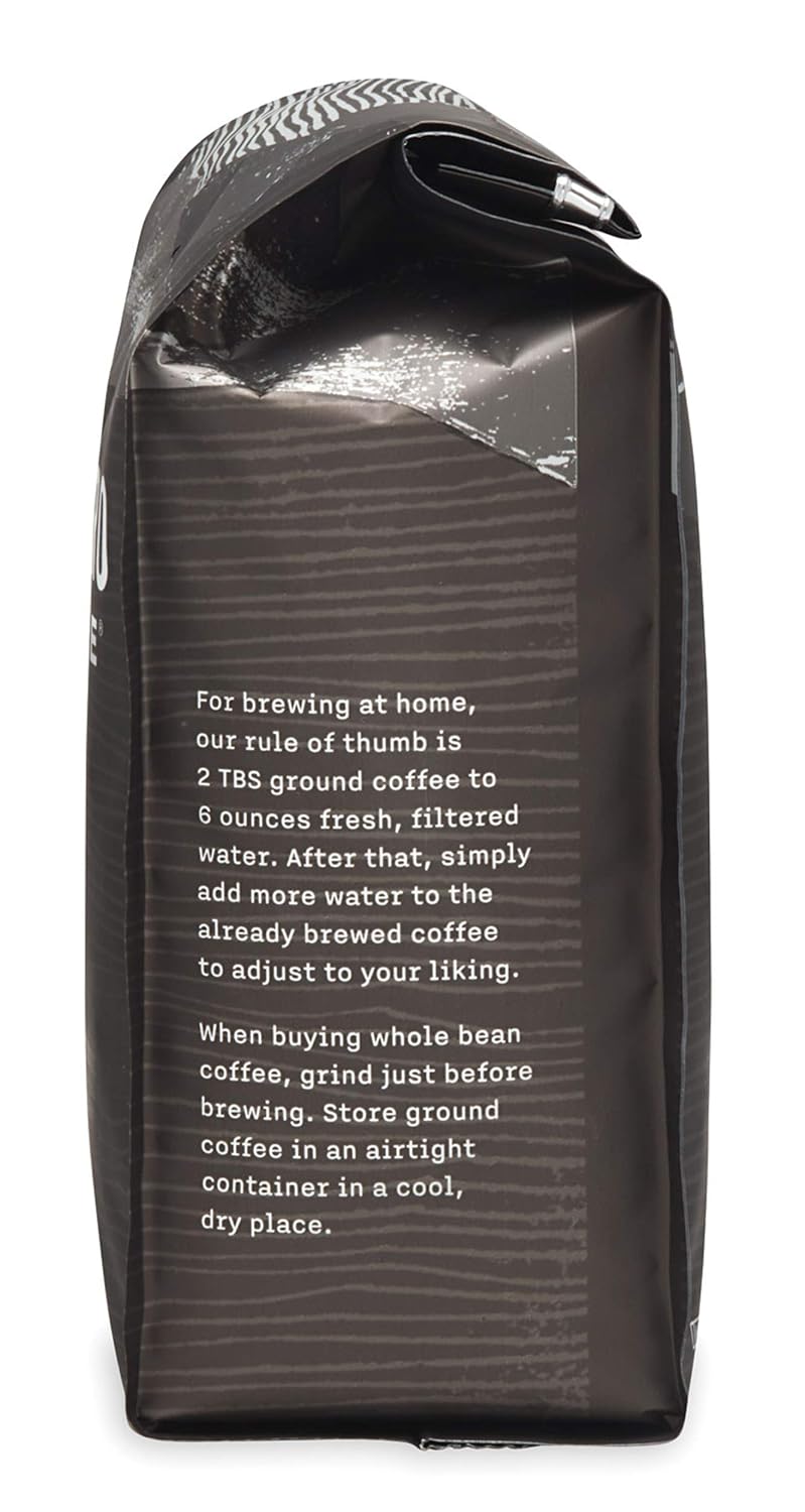 Café Molido Half Caff Allegro, Tostado Francés, 12 oz