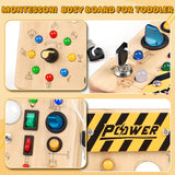 Tablero Sensorial Joyreal Montessori para Niños de 1 a 6 Años