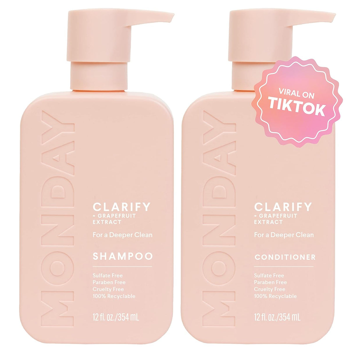 Juego de Champú y Acondicionador para Cabello Graso