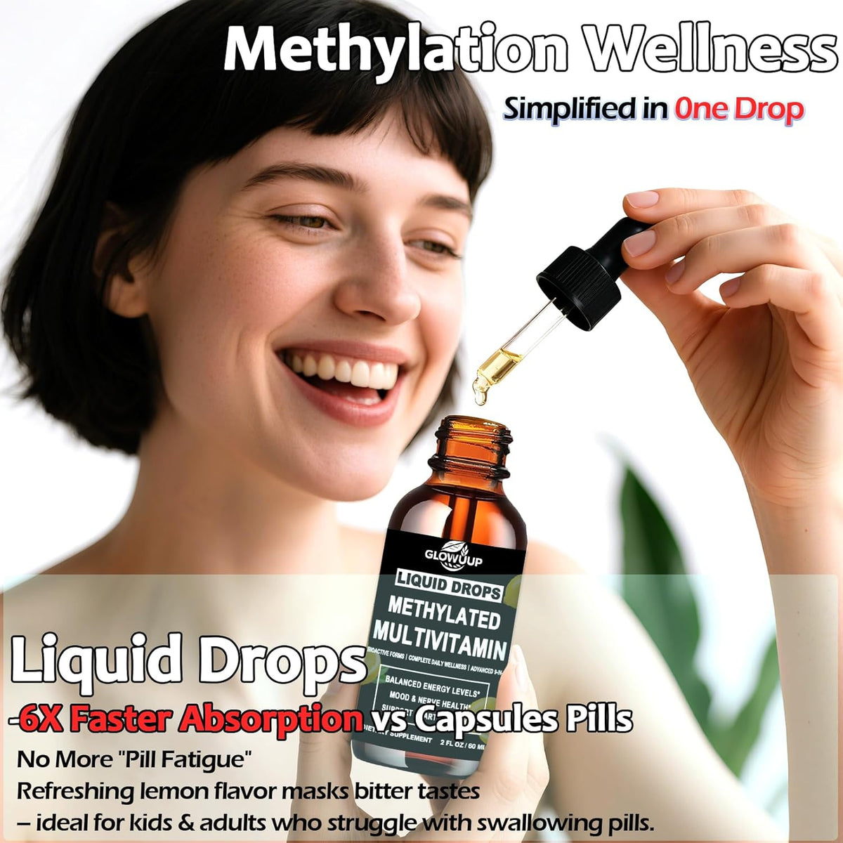 MultiVit Methylado Men & Women, 8-en-1 Methyl B12 Complejo