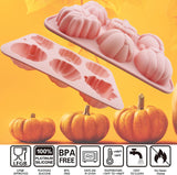 Moldes de Silicona 3D Otoño, Ideal para Halloween y Acción de Gracias