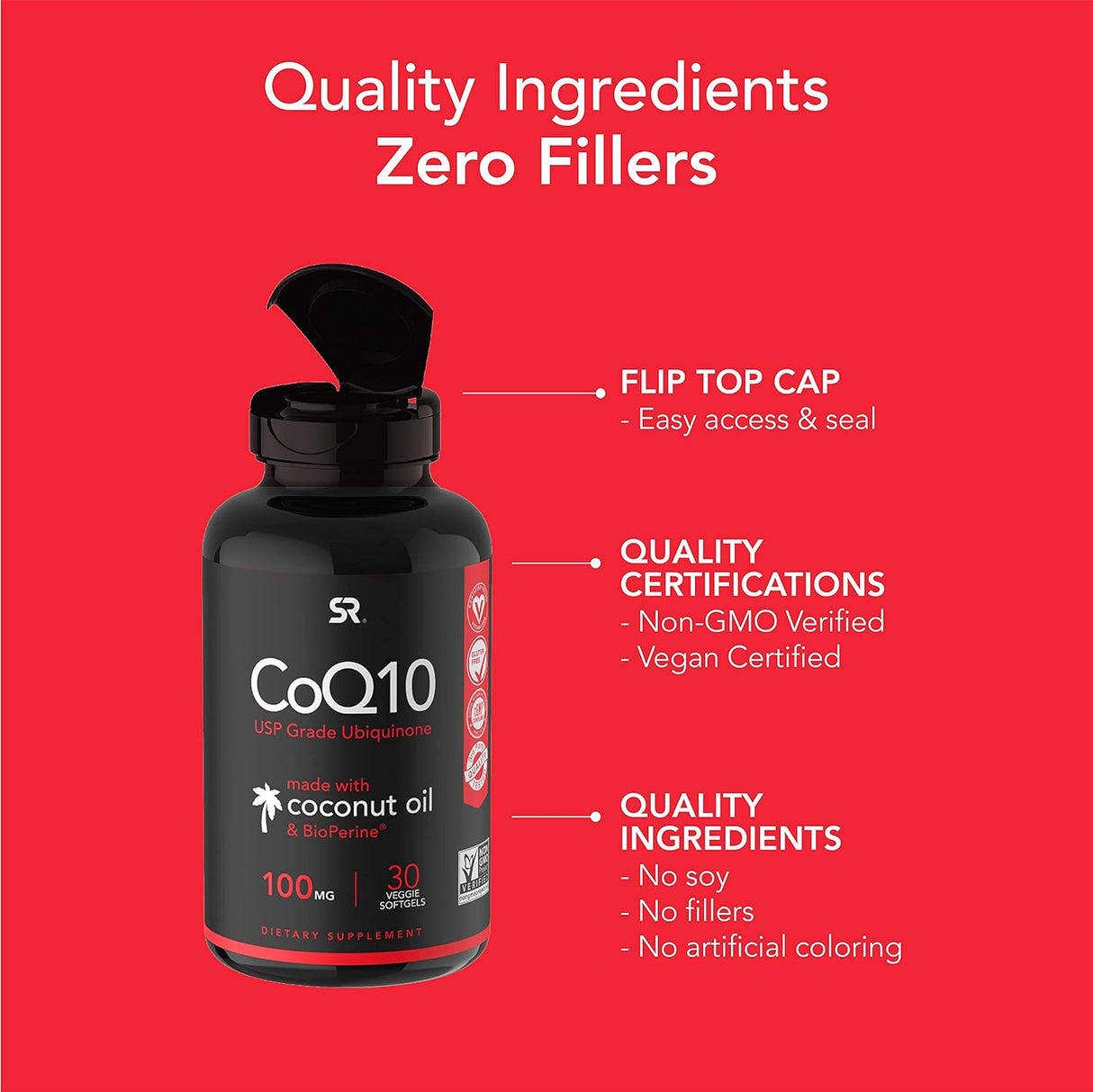Suplementos Alimenticios mejorado con aceite de coco
