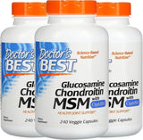 Suplemento Articular, Doctor's Best, Glucosamina y MSM, 240 Caps