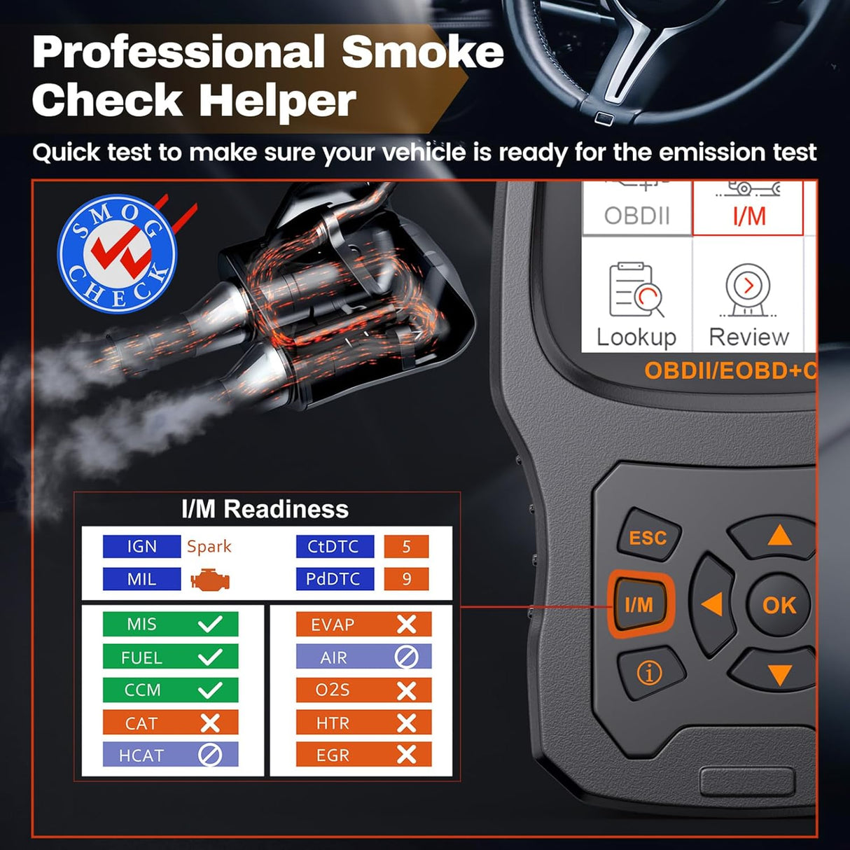 Escáner de diagnóstico OBD2 para automóvil AD530 ANCEL