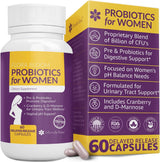 Probióticos vaginales completos para mujeres, con arándano