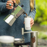 Taza YETI Rambler 10 oz, Acero Inoxidable, Blanco