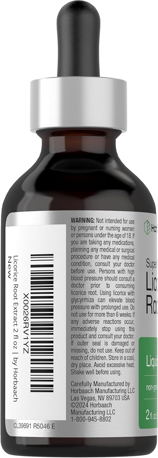 Extracto de Regaliz Horbäach | 2 fl oz | Sin Alcohol, Vegetariano