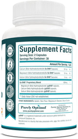 Cápsulas Keto BHB - Suplemento para Keto - 60 Cápsulas